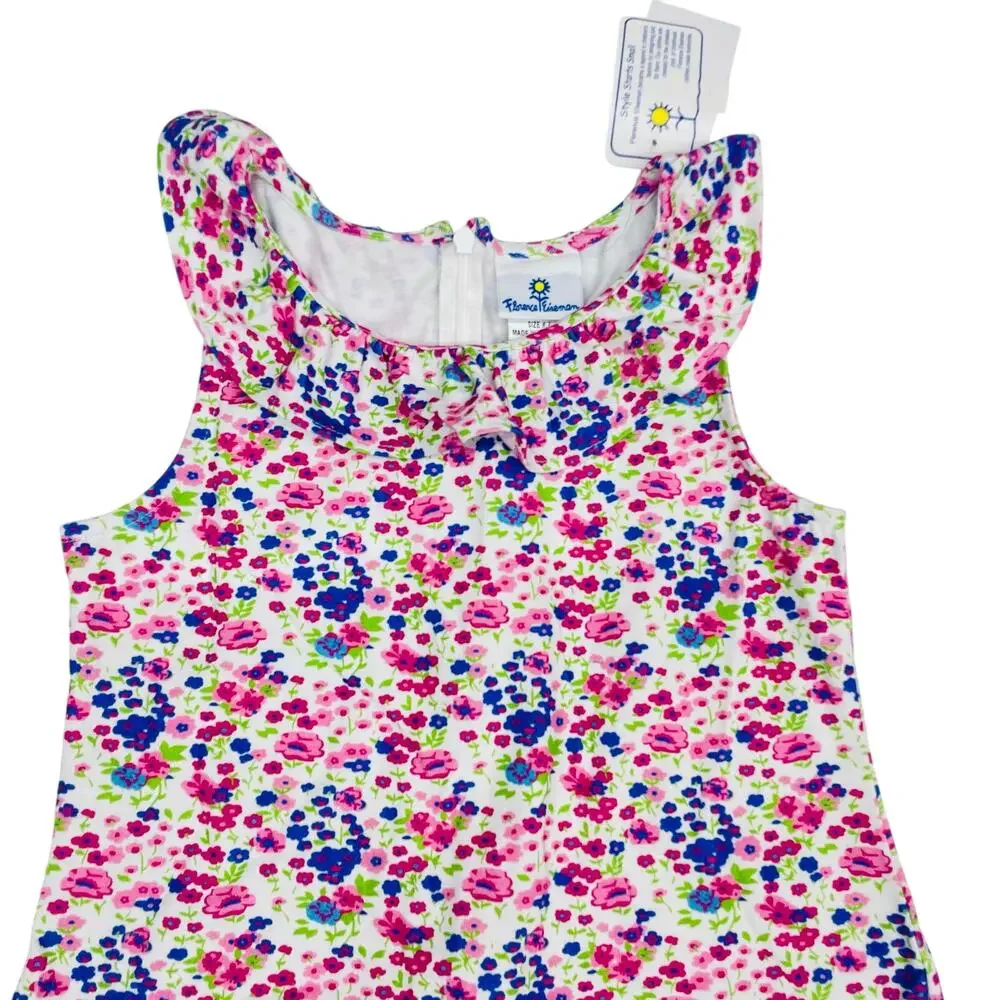 NWT Florence Eiseman Size 10 Floral Print Knit Dress